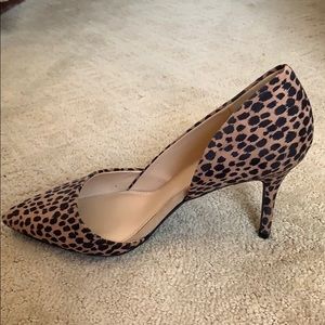 Leopard print heels